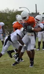 The Cowboys scrimmaged for 100 plays.