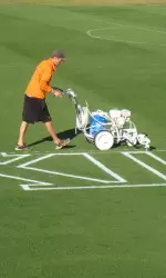 OSU's athletic field superintendent Todd Tribble