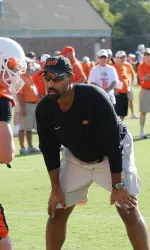 OSU receivers coach Kasey Dunn was on Gary Patterson's staff at TCU in 2003.