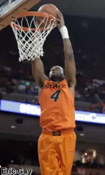 Brian Williams led all scorers with 16 points during Homecoming & Hoops.