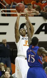 Marcus Smart had 16 points, including 11 at the line, against Kansas.