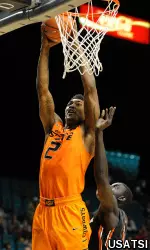 Le'Bryan Nash led the Cowboys with 19 points on Monday night.