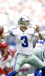 Brandon Weeden threw a touchdown pass against Indianapolis.