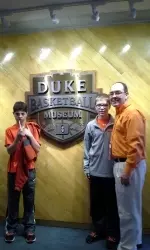 Kevin Gum with his sons, Landry and Trevor