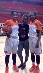 Tiffany Bias, Andrea Riley and Roshunda Johnson
