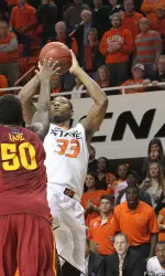 Marcus Smart led the Cowboys with 16 points and ten assists against the Red Raiders.