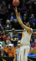 Oklahoma State Cowboys guard/forward Leyton Hammonds (23) shoots the ball. (Denny Medley-USA TODAY Sports)