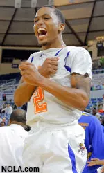 Tyree Griffin was named the Most Outstanding Player of the Louisiana state high school basketball tournament.