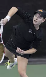Katarina Adamovic and Maria Alvarez were named Big 12 singles champions at their respective positions on Tuesday.