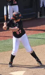 Senior Tarah Ettinger secured the series sweep of Texas last season with a two-run homer in Game 2.