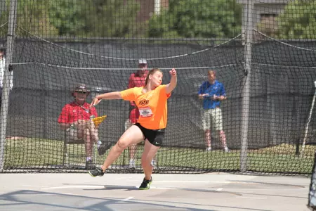 Ieva Zarankaite at 2014 Big 12 Championships