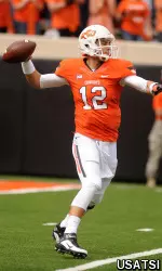 Garman went 16 of 26 for 244 yards and two touchdowns against the Bears.