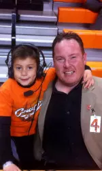 Casey Kendrick and his son, Talon.