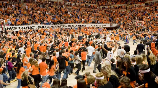 Gallagher-Iba Arena Court Rush