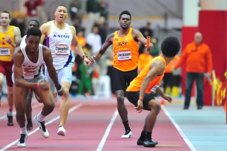 Tyler Jackson at the 2015 Big 12 Indoor Championships