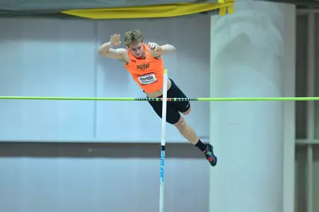 Cole Verble at the 2015 Big 12 Indoor Championships