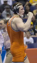 Kyle Crutchmer after defeating No. 3 Mike Evans for fifth place.