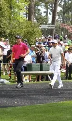 Morgan Hoffmann and Rickie Fowler