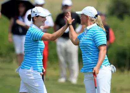 hedwall and masson at solheim cup