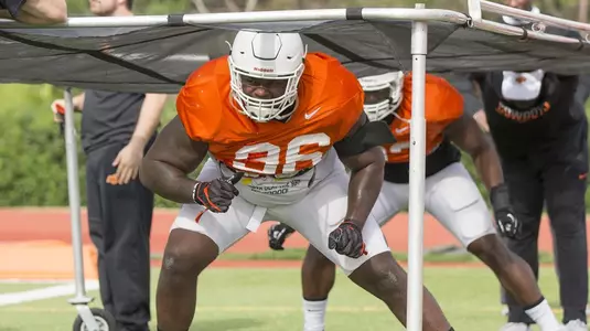 Vincent Taylor Alamo Bowl Practice