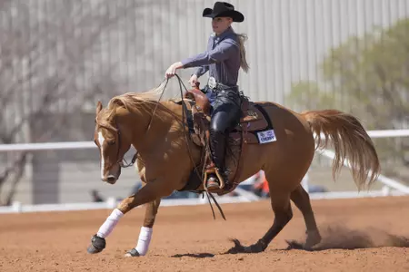 Justine Peters at Big 12 Equestrian Championship