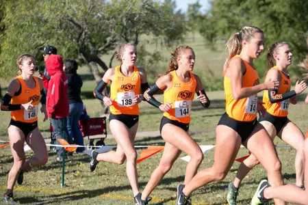 Cowgirls at the Big 12 Championships