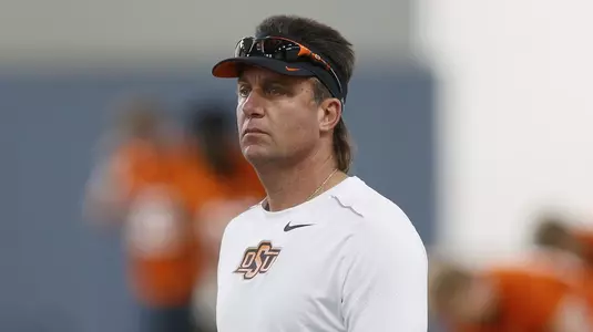 Mike Gundy Spring Practice 3-6-2017