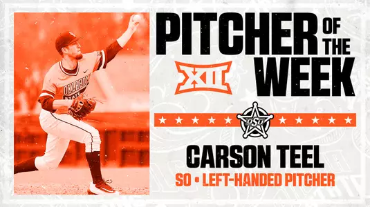 Teel Big 12 Pitcher of Week 4-24