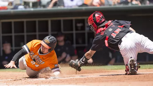 Simpson slide into home vs. Texas Tech - Big 12