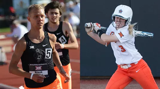 Nowak and Shippy Big 12 Scholar Athletes 2017