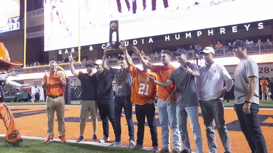 Image Taken at the Oklahoma State Cowboys vs Texas Longhorns Football Game, Saturday, October 27, 2018, Boone Pickens Stadium, Stillwater, OK. Bruce Waterfield/OSU Athletics