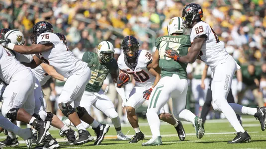 Image Taken at the Baylor Bears vs Oklahoma State Cowboys Football Game, Saturday, November 3, 2018, McLane Stadium, Waco, TX. Bruce Waterfield/OSU Athletics