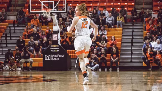 Oklahoma State Cowboys vs Oral Roberts Golden Eagles Women's Basketball Game, Friday, December 21, 2018, Gallagher-Iba Arena, Stillwater, OK. Courtney Bay/OSU Athletics