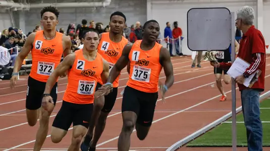 Freshman Sprinters: Hicks, Long, Christiansen, Mays