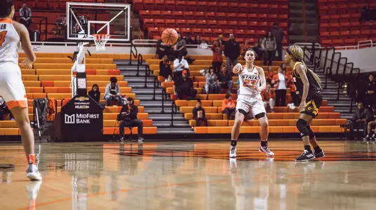 Oklahoma State Cowboys vs Grambling State Lady Tigers Women's Basketball Game, Sunday December 30, 2018, Gallagher-Iba Arena, Stillwater, OK. Courtney Bay/OSU Athletics