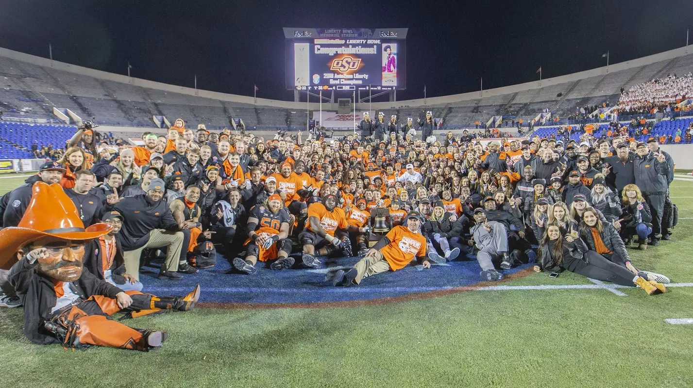 Image Taken at the 2018 AutoZone Liberty Bowl, Monday, December 31, 2018, Liberty Bowl Memorial Stadium, Memphis, TN. Bruce Waterfield/OSU Athletics