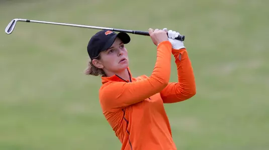Image Taken at the OSU Cowgirl Golf Bedlam Cup, Saturday, April 16, 2016, Karsten Creek Golf Club, Stillwater, OK. Bruce Waterfield/OSU Athletics
