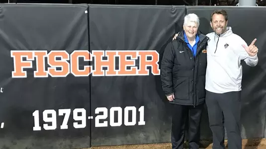Kenny Gajewski and Sandy Fischer - Outfield Name Unveiling