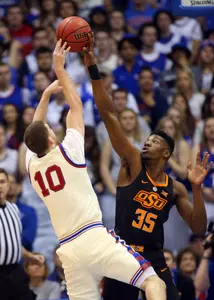 NCAA Basketball: Oklahoma State at Kansas