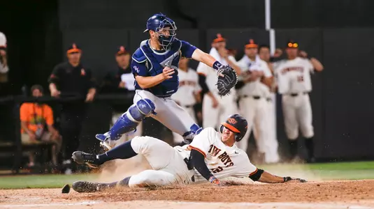 McCusker slides home vs. ORU