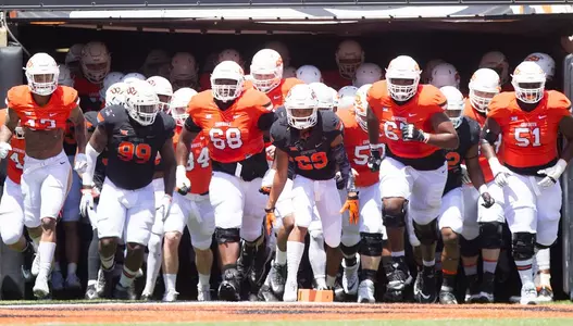 2018 Spring Game Tunnel