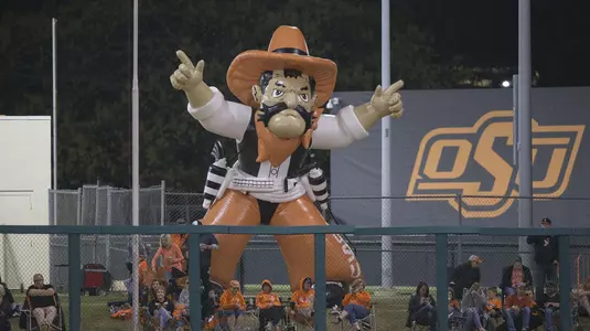Image Taken at the Oklahoma State Cowboys vs Oklahoma Sooners Baseball Game, Friday, April 27, 2018, Allie P. Reynolds Stadium Stadium, Stillwater, OK. Bruce Waterfield/OSU Athletics