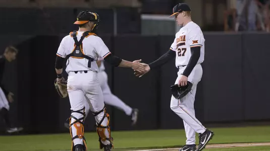 Image Taken at the Oklahoma State Cowboys vs TCU Horned Frogs Baseball Game, Friday, March 30, 2018, Allie P. Reynolds Stadium Stadium, Stillwater, OK. Bruce Waterfield/OSU Athletics