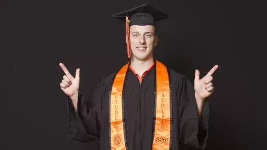 Image Taken at the Oklahoma State University Athletics Graduation Reception, Friday, May 11, 2018, Boone Pickens Stadium, Stillwater, OK. Jeremy Cook/OSU Athletics