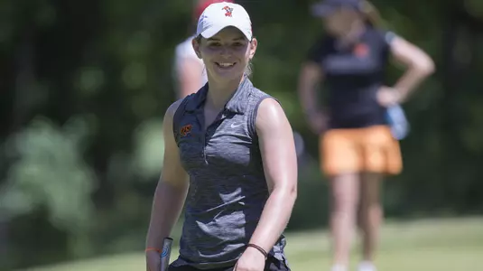 Image of the 2018 NCAA Women's Golf Championship Practice Round, Thursday, May 17, 2018, Karsten Creek Golf Club, Stillwater, OK. Bruce Waterfield/Oklahoma State Athletics