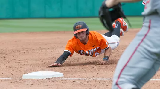 Image Taken at the Oklahoma State Cowboys vs Texas Tech Red Raiders Baseball Game, Saturday, May 19, 2018, Allie P. Reynolds Stadium, Stillwater, OK. Bruce Waterfield/OSU Athletics