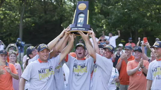 Image Taken at the 2018 NCAA Men's Golf Championship, Final Round, Oklahoma State Cowboys vs Alabama Crimson Tide, Wednesday, May 30, 2018, Karsten Creek Golf Club, Stillwater, OK. Bruce Waterfield/OSU Athletics