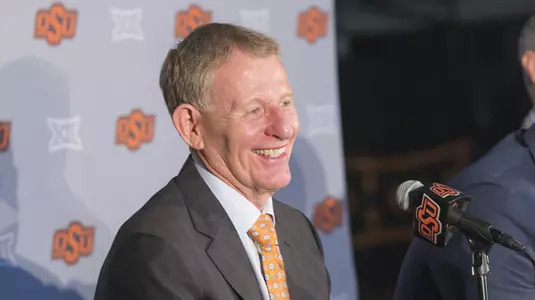 OSU Cowboy Baseball Stadium Press Conference, Thursday, March 29, 2018, Stillwater, OK. Bruce Waterfield/OSU Athletics