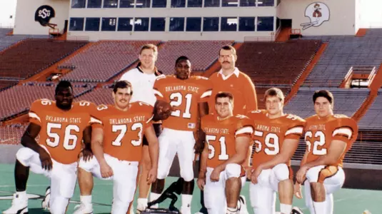 Barry Sanders and Offensive Line War Pigs