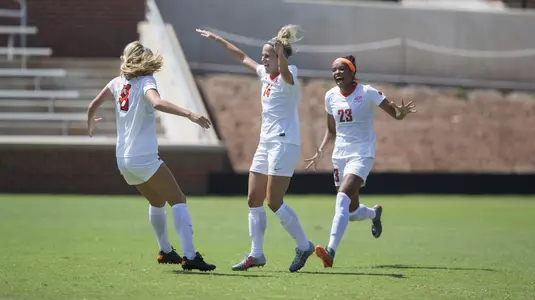 Image Taken at the Oklahoma State Cowgirls vs Florida Gators Soccer Match, Sunday, August 26, 2018, Neal Patterson Stadium, Stillwater, OK. Bruce Waterfield/OSU Athletics